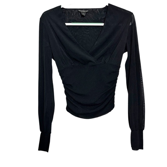 Vivienne Tam Black Mash Top - Picture 1 of 6